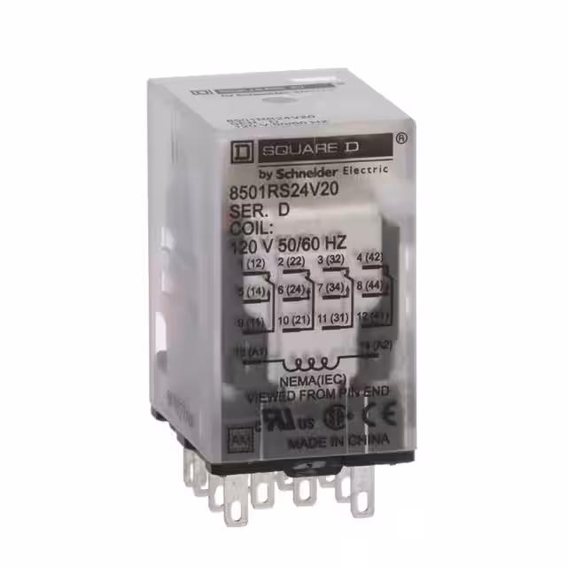 8501RS24V20 Schneider Electric  Power Relays Over 2 Amps
